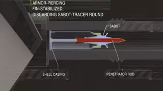 M1A2 Abrams tank ammunition HEAT SABOT