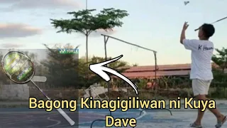 Dave Manalastas Ang Galing Rin Mag Badminton  || #davemanalastas #techram  #ofw