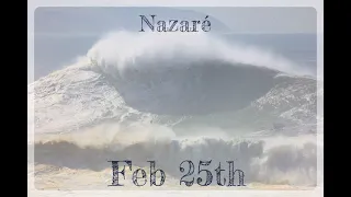 Nazaré Big Waves Feb. 2022