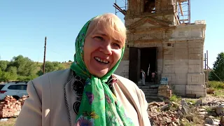 Восстанавливают разрушенный православный храм в Кузайкино
