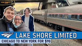 Amtrak Lake Shore Limited | Chicago to New York for $90!! | (Part 1)