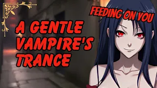 [F4M] Falling into the vampire's trance [ASMR RP] [Gentle] [Hypnosis] [Vampire Feeding] [Dubcon]