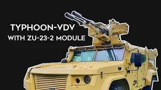 Typhoon VDV Received Modernized ZU 23 2 Module   Anti Kamikaze Drone