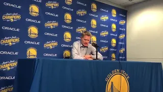 Steve Kerr on bench production and a clear joke on Omri Casspi | Warriors vs Grizzlies