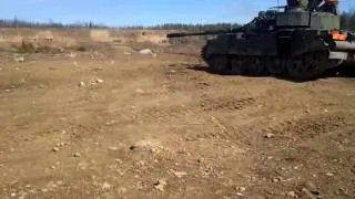 T-55m aa gun test shooting