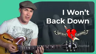 I Wont Back Down - Tom Petty | Easy Guitar Lesson