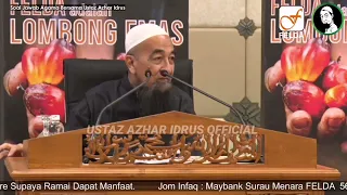 Kucing Mati Ditanam atau Dibuang Begitu Sahaja? - Ustaz Azhar Idrus