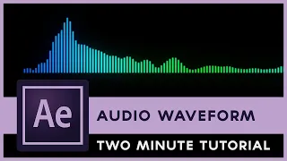 After Effects Audio Waveform Animation - Two Minute Tutorial