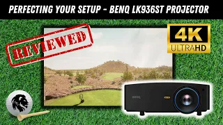 BenQ LK936ST - Golf Simulator Projector REVIEW  - 4K #GolfSimulator #BenQLK936ST #BenQGolfMode