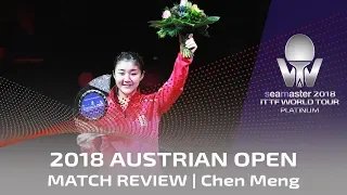 Match Review Chen Meng | 2018 ITTF Austrian Open