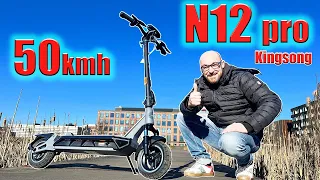 Une trottinette électrique puissante et increvable ! 50 kmh avec la Kingsong N12 , test et débridage