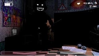 Five Nights at Freddy's 2 Night 5 Weird black shadow/ Dark Bonnie/shadow bonnie thing on my stream!