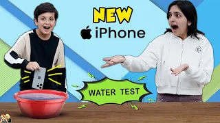 NEW iPHONE 📱 Water Test | Unboxing of iPHONE 15 Pro | Surprise gift for Aayu | Aayu and Pihu Show