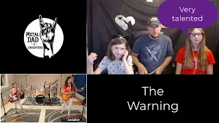 Metal Dad & Daughters First time reaction to The Warning- Enter Sandman (Metallica cover)