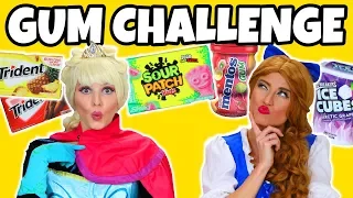 GUM CHALLENGE! (WE GUESS WITH OUR EYES CLOSED)