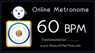 Online Metronome at 60 BPM MetronomeBot