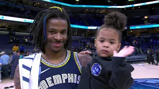 Ja Morant Postgame After Career Night 52 PTS ❤