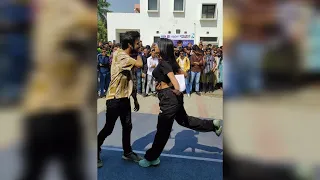 girl vs boy face off dance battle | Utkarsh 2k23 | BBDU Lucknow.