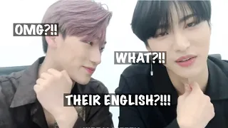 San & Seonghwa Turn Fluent in English During Live