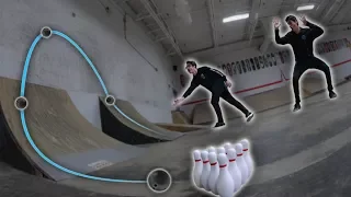 ULTIMATE MINI BOWLING TRICKSHOTS!