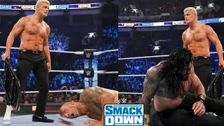 Cody Rhodes Attack Roman Reigns & The Rock