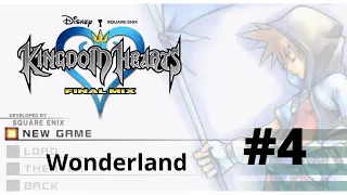 Wonderland - Kingdom Hearts HD 1.5 Final Mix 100% Walkthrough Part 4 Game Guide No Commentary