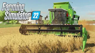 A PRIMEIRA COLHEITA DE TRIGO | Farming Simulator 22 | Elmcreek - Ep 02