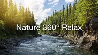 VR Video 360 Nature Rocky Mountains - Virtual 5K Nature Meditation for Oculus Go & Quest