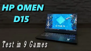 HP Omen D15 (i5 10300H, RTX 2060)  - Test in 9 Games