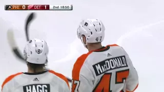 Philadelphia Flyers vs Detroit Red Wings - January 23, 2018 | Game Highlights | NHL 2017/18