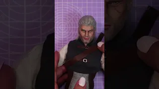 Doll Repaint in less than a minute! Geralt of Rivia #thewitcher #dollrepaint #geralt