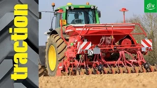 Horsch Express 3 KR mit Kredo in der traction-Arbeitsprobe