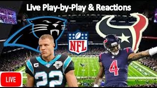 Carolina Panthers vs Houston Texans LIVE STREAM | Live Play-by-Play Reaction | NFL