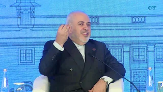 Iran's Minister Mohammad Javad Zarif Talking About The Role of The United States In The Middle East