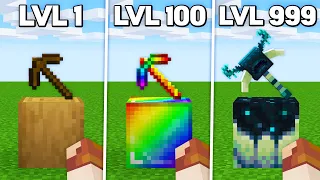 É POSSÍVEL EVOLUIR OS ITENS DO MINECRAFT