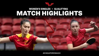 Audrey Zarif vs Sofia-Xuan Zhang | WS Qual | Singapore Smash 2023