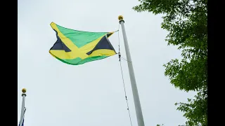 Jamaican Flag Raising