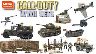 All WWII Mega Construx Call Of Duty Sets