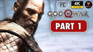 (PC) GOD OF WAR: GamePlay Walkthrough Part 1 [60FPS 4K RTX HD]