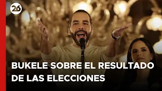 🚨 EL SALVADOR | BUKELE: "Hemos ganado con más del 85% de los votos"