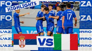 Highlights: Serbia-Italia 0-2 | Under 21 | Amichevole