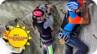 Adrenalin Urlaub in den Dolomiten | SAT.1 Frühstücksfernsehen | TV