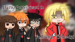 Harry Potter react to Fullmetal alchemist (AU) part 1