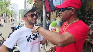 Micro Coltar avec Al Khizr dans les rues de Port-Louis