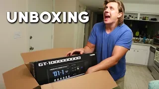 They Sent Me a Guitar Effects Processor Because I make YouTube Videos (Boss GT-1000 Unboxing)