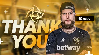 Thank you, f0rest - Official Tribute Video | Ninjas in Pyjamas