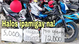 P5k may Motor ka na! May Raider din tag P20k lang at Marami pang Bagsak Presyo!