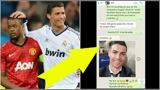 Patrice Evra Shares WhatsApp Chat With Cristiano Ronaldo Days Before Atletico Madrid Match