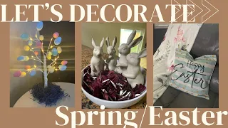 🐇🐣COZY SPRING/EASTER DECORATE WITH ME 2024