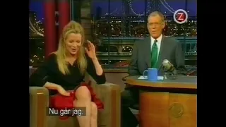 Kim Basinger Interviewed on David Letterman Show (2000)